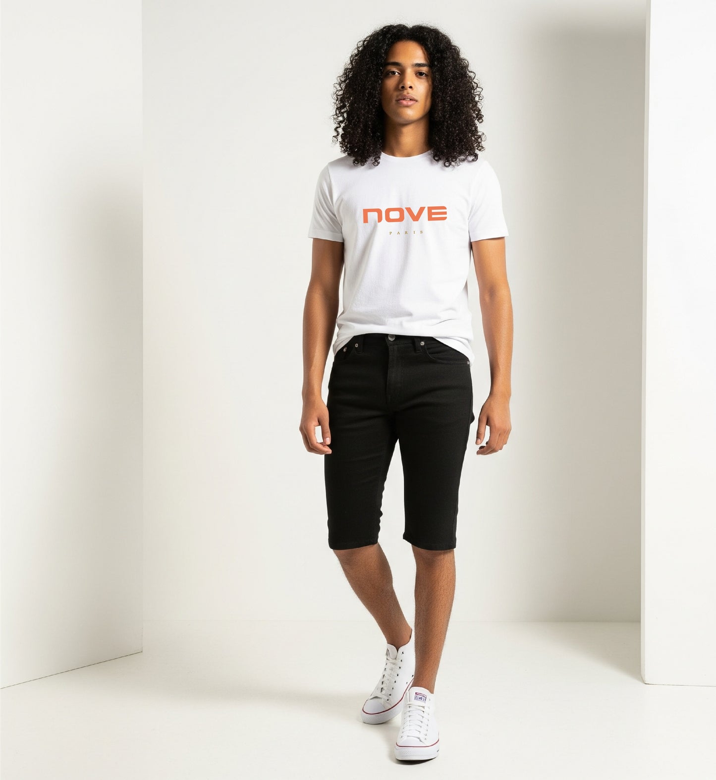T-SHIRT CLASSE 9 ORANGE FLUO