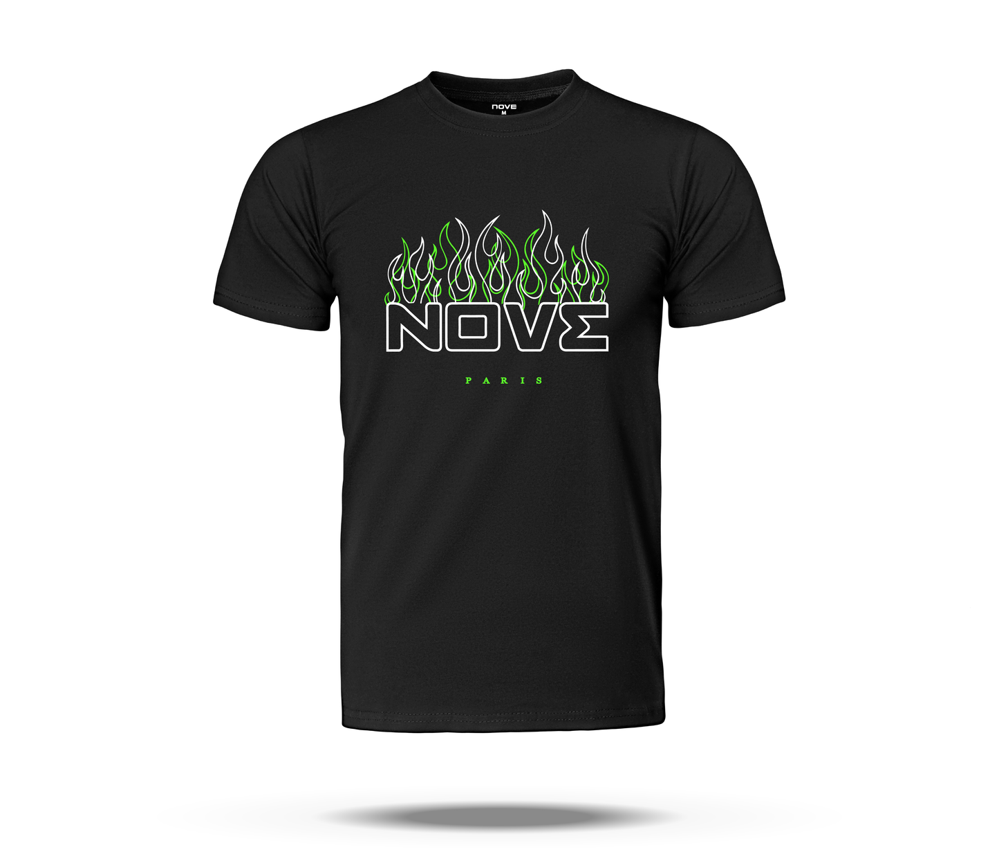 T-SHIRT BURN GREEN