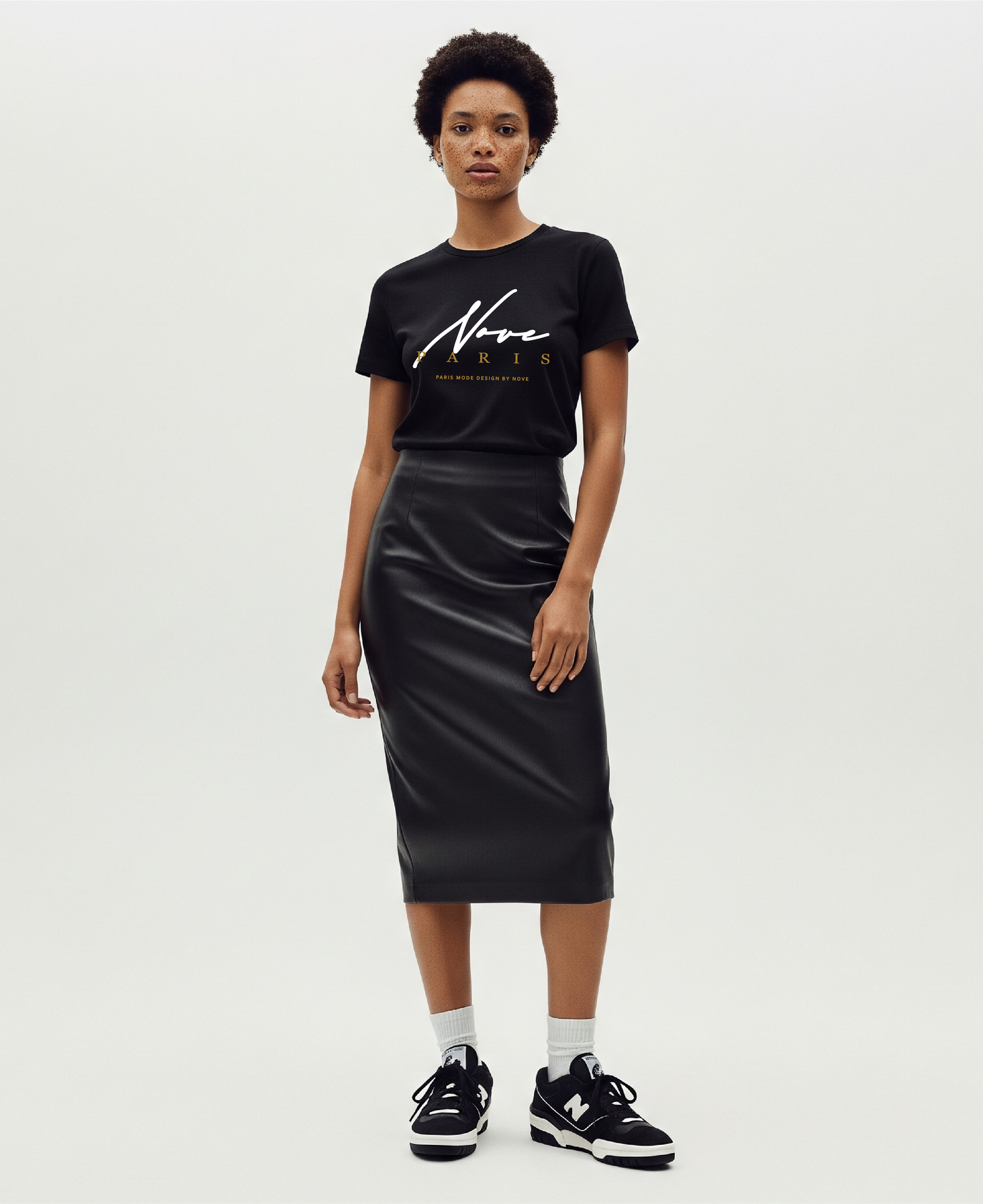 T-SHIRT SIGNATURE NOIR