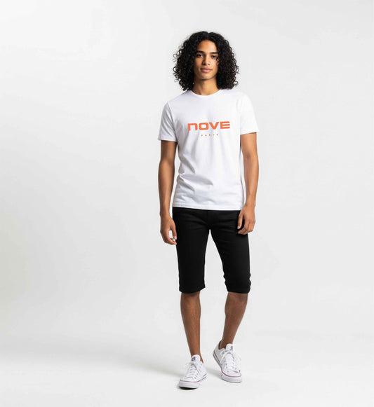 T-SHIRT CLASSE 9 ORANGE FLUO