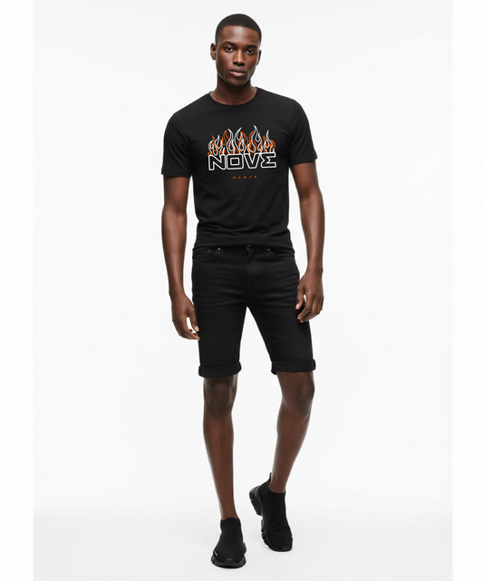 T-SHIRT BURN NOVE ORANGE