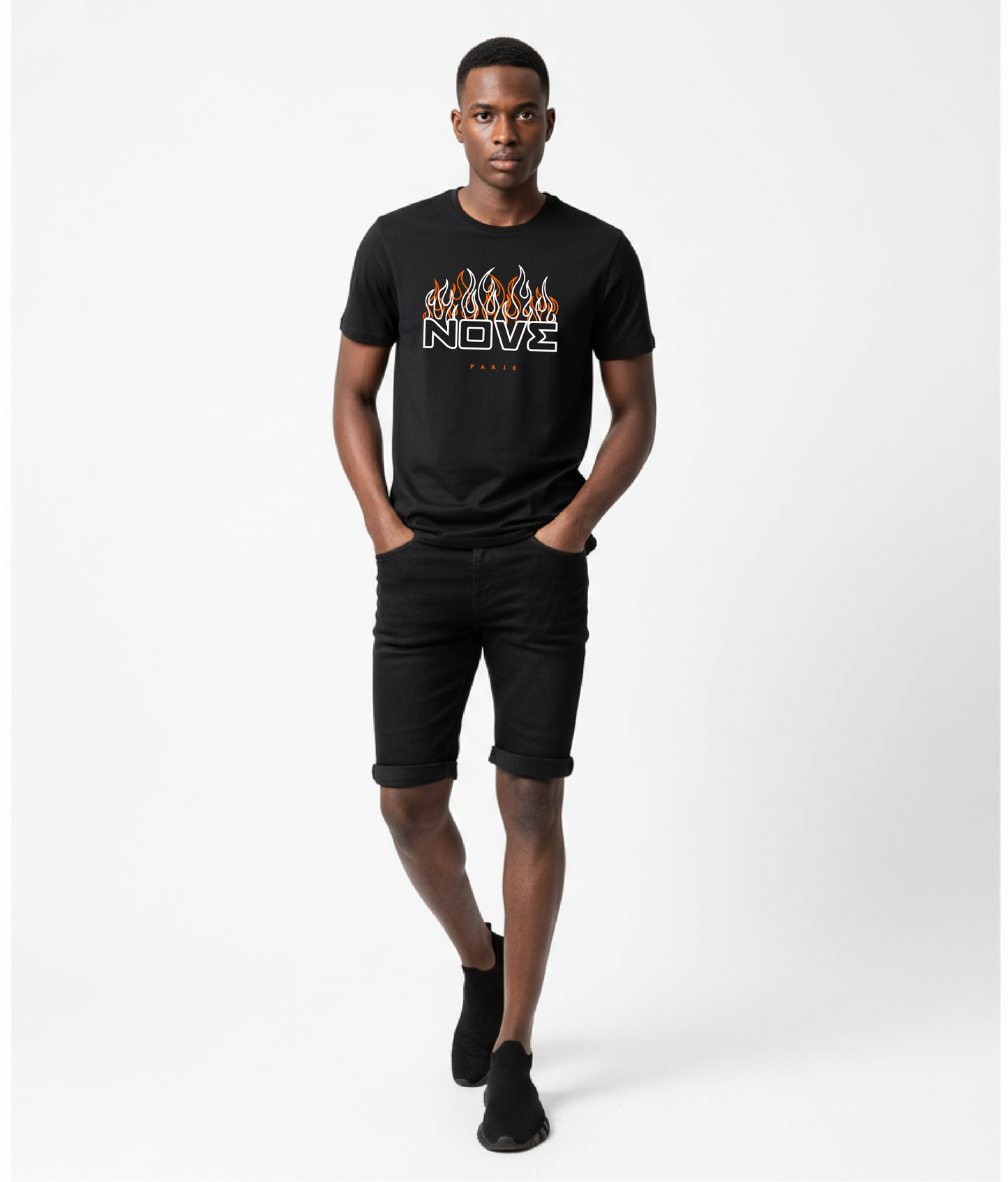 T-SHIRT BURN NOVE ORANGE