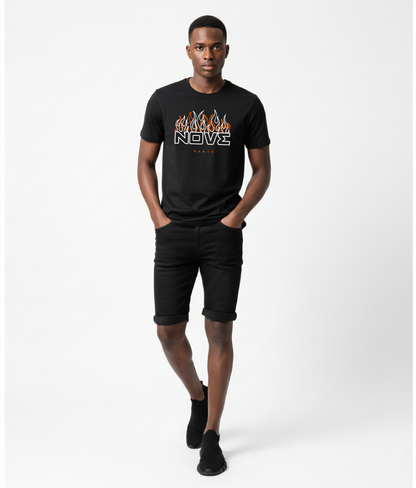 T-SHIRT BURN NOVE ORANGE