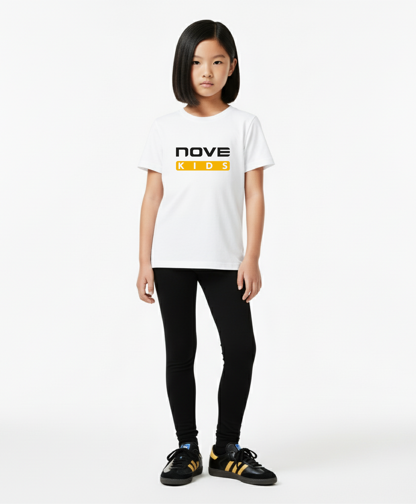 T-SHIRT NOVE KIDS BLANC