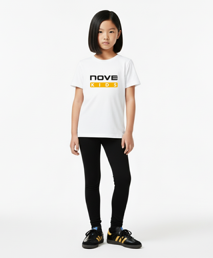 T-SHIRT NOVE KIDS BLANC