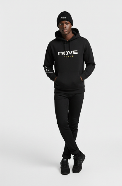 SWEAT A CAPUCHE CLASSE 9 SIGANTURE NOIR