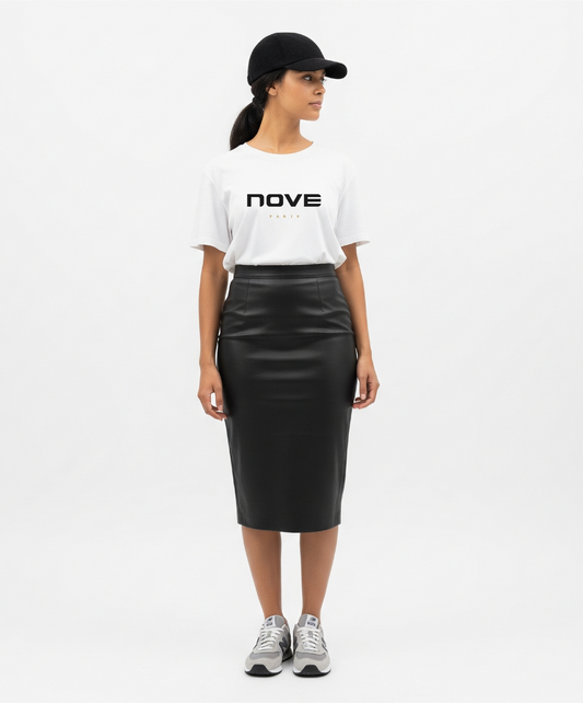 T-SHIRT CLASSE 9 FEMME BLANC