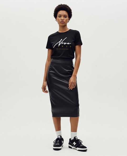 T-SHIRT SIGNATURE NOIR