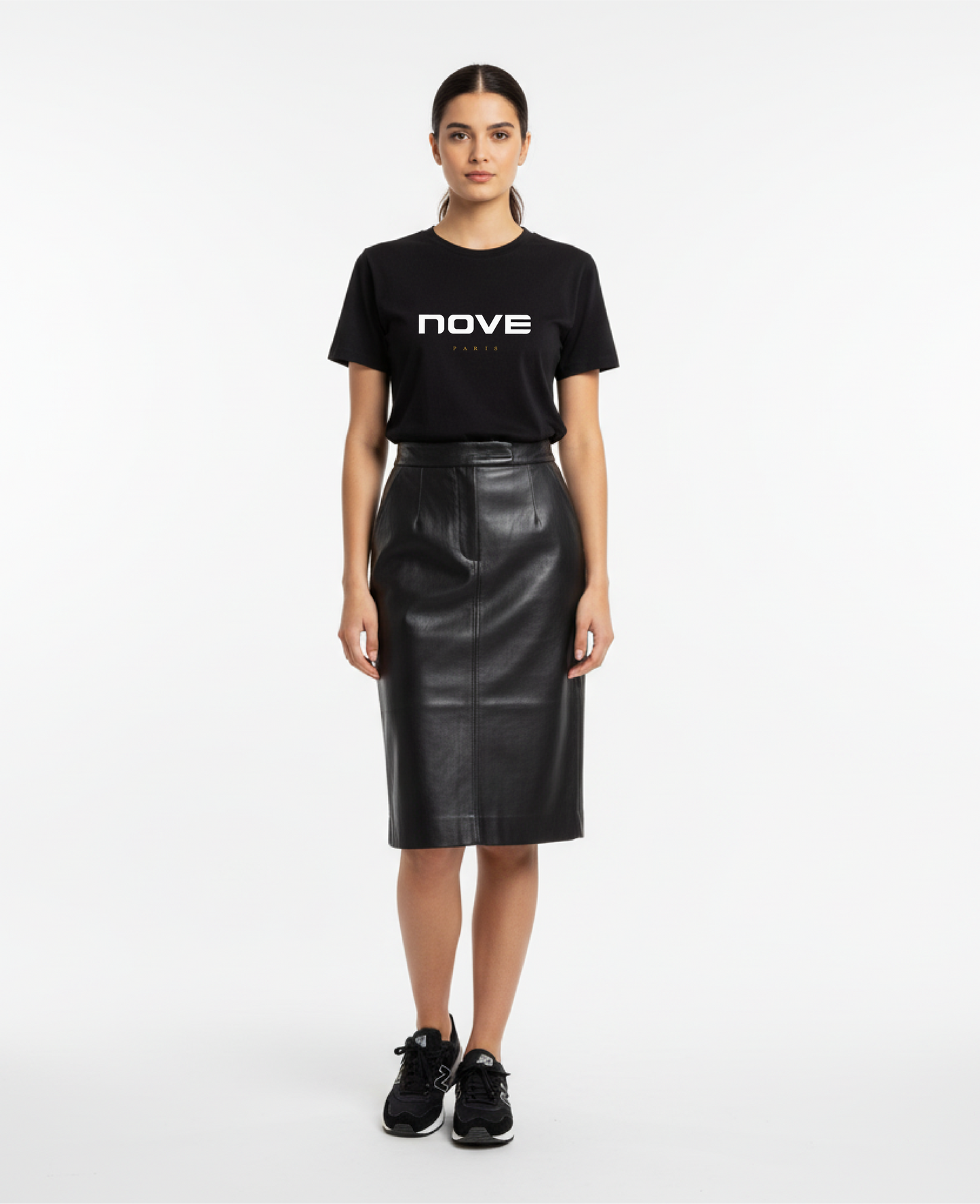 T-SHIRT CLASSE 9 FEMME NOIR